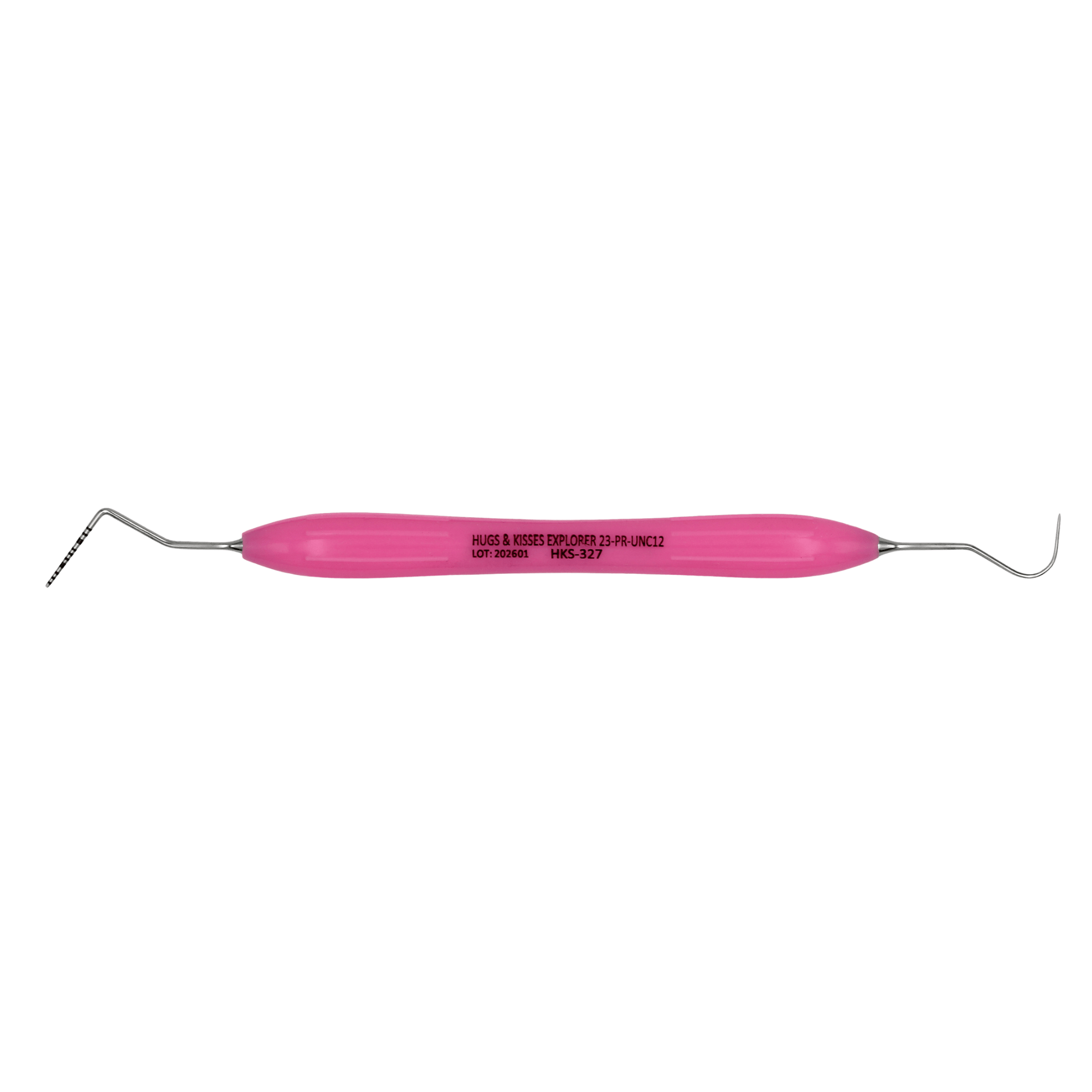 EXPLORER 23-PR-UNC-12 DIAGNOSTIC Hygiene Instrument - Hugs & Kisses - GoldenDent